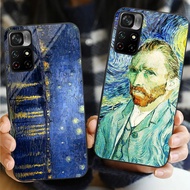Van Gogh 02 Glass Phone Case For Xiaomi POCO F3 F4 F5 M3 M4 M5 M6 4G X3 X4 GT NFC X5 X6 PRO 5G