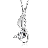 PT950 Platinum Necklace Women Jewelry 18k White Gold Pendant Clavicle Chain Girlfriend Birthday Gift