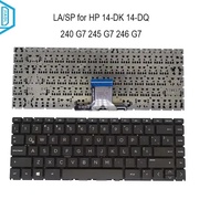 Latin Spanish Keyboard For HP 240 G7 245 G7 246 G7 14-CE 14-DK 14-DK0000 14-DK1003DX 14-DQ 14-DQ0000