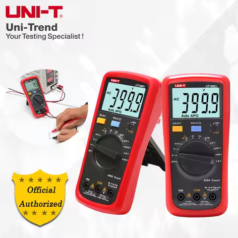 UNI-T UT136+ Series Auto-Ranging Digital Multimeter UT136B+ UT136C+;capacitance/frequency/diode/tran