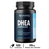 แท้!!! นำเข้า DHEA Extra Strength ออกแบบมาเพื่อระดับพลังงานอ่อนเยาว์ ไม่ใช่ GMO, 50 มก., 30/60 120 แคปซูล ราคา ถูกที่สุด ราคาส่ง