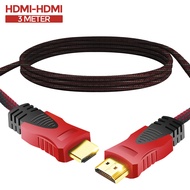 Kabel HDMI to HDMI Support 4K 3D Gold Plate Untuk TV Proyektor PC Laptop High Quality Panjang 3M