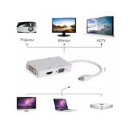 Mini DP To HDMI DVI VGA Adapter 3-1 Hub Mini Display Port Converter