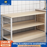 [in Stock] Kitchen Shelf Cutting Table Cupboard Cupboard Storage Cabinet Stove Shelf Floor Multi-Layer Microwave Oven Shelf Vc96