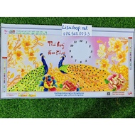 HOA KHAI PHU QUI diamond painting, finished product, 88x45cm, attached df448