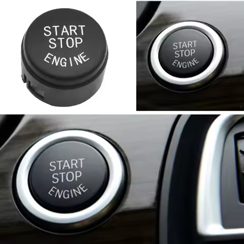 Car Engine START Button Replace Cover STOP Switch Accessories Key Decor for BMW 5/6/7 Series F01 F02