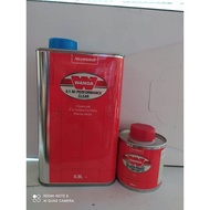 Vernis Clear Coat Wanda /vernis Mengkilap /pernis anti gores 1 liter Mengkilap Clear motor mobil dan