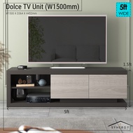 Synergy House Dolce 6ft Tv Cabinet Up to 65inch Tv - Kabinet Tv - Tv Cabinet 65Inchi - Kabinet Rak