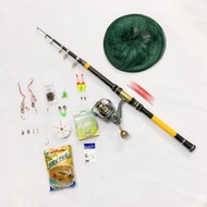 Hunstman AR metal fishing rod set with accessories 15 Piece 562nzhxva6368