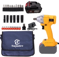 Topwire 288VF/388VF Impact Wrench Cordless Impact Wrench Tool 500 N.m 1/2" Torque Cordless Electric