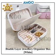 AMGO Jewelry Organizer Accessories Organizer Jewellery Case Box Earring Organizer Travel Organizer R