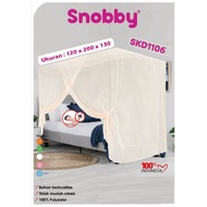 Plain Snobby Box Mosquito Net 120 x 200 Anti-Mosquito 120 x 200 x 130 Mattress Mosquito Net/ No. 3
