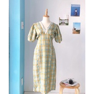 Plaid Skirt 2 Long Over Pillow 2 Colors