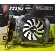 การ์ดจอ MSI รุ่น NVIDIA GeForce GT 730 2GB DDR3 ไม่ต่อไฟเลี้ยง  (no box) มือสอง ไม่มีกล่อง