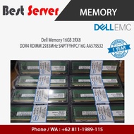 Dell Memory 16GB 2RX8 DDR4 RDIMM 2933MHz SNPTFYHPC/16G AA579532