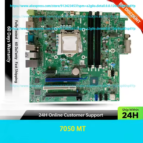 For Dell Optiplex 7050 MT Motherboard 15127-1 CN-0XHGV1 062KRH XCNCR LGA1151 Q270 DDR4 Fit Intel 6/7