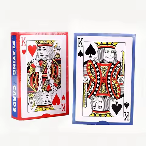 Premium Poker Size Playing Cards with 21 Points, Euchre and Canasta Standard Index - Superior Qualit