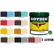 ♞,♘,♙BOYSEN ACRY COLOR 1LITER | PAINT FOR CEMENT | WATER BASE | ODORLESS