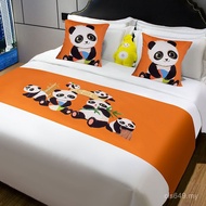 Cute Bed Flag Bedside Towel High-End Children's Room Parent-Child Room Hotel Five-Star Room Decorati