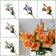 CYBERLINX Artificial Lisianthus Flowers, Real Touch Lifelike Fake Eustoma Flower, Wedding Bouquet DI