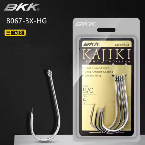 BKIKI 8067-3X-HG Sea Fishing Long Handle Deep Sea Boat Fishing Trolling Swordfish Mackerel Sea Wolf 