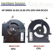 HP OMEN  DC12V 15-EN 15-EK M04216-001 TPN-Q236 CPU M04215-001 GPU FAN