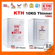 Kth 10kg thinner / thinner 2k / cat kereta 2k bancuh / paint / thinner tin / besi / kayu / thinner t
