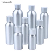 yosunrui5j] 1pcs 30/50/60/100/120/150/200/250ML Aluminum Bottle With Lid Cosmetic Refillable Bottles