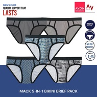 AVON Mack 5-in-1 Bikini Brief Pack Comes IN S to XL Size