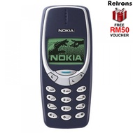 🇲🇾 Original Legendary Classic Nokia 3310 Blue Tip Top Condition + Extra Battery (x2 Batteries) LAST 