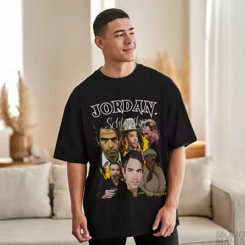 Jordan Schlansky Shirt T-shirt with Interesting Printed Patterns, Unisplendour Pure Cotton Street T-