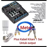 Ashley Speed 4/Ashley SM 402/Ashley Smallbery Audio Mixer (Can Bluetooth and Recording)
