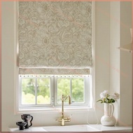 Vintage French cream chenille scented breeze blackout living room Roman study floating window bedroo
