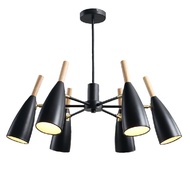 LIGHTMOST ไฟช่อ 17651-6C *ดำ E14x6 40W