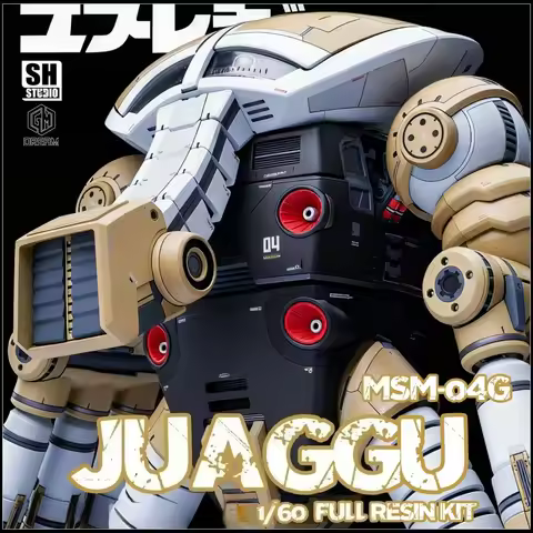 In Stock SH STUDIO PG 1/60 MSM-04G JUAGGU Unpainted Resin GK Model with Internal Skeleton, Collectib