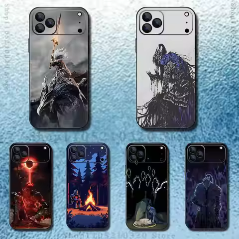 D-Dark S-Souls Game Phone Case For iPhone 17,16,15,14,13,12,11 ,Pro Max,XS,X,XR,SE,Mini,8,7,Soft Sil