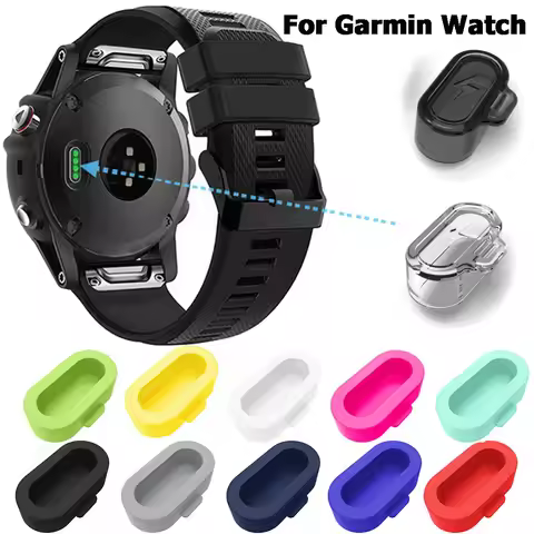 Dustproof Plug Charging Port Protector Cap For Garmin Fenix 8 7 7S 7X 6 6X 5 5S 5X Forerunner 570 97