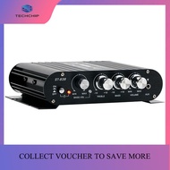 TECHCHIP- Black Car Bluetooth Amplifier HiFi Home Audio Multi-Function Speaker Professional Fever fo