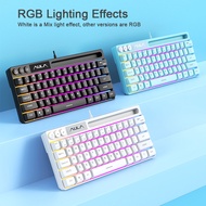 AULA F3061 61Keys Wired RGB Gaming Keyboard Membrane Keyboard USB Interface to Connect Computer/Note