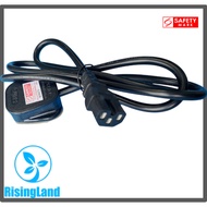 Computer/Kettle Plug Power Cable:1.5M=Groove-Model:C15 -Amp13 Singapore Plug to IEC with Safety Mark