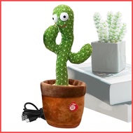 Talking Cactus Toy Funny Singing Mimicking Talking Toy Repeating Cactus Toy That Repeats What You Say Soft Plush yunt2sg