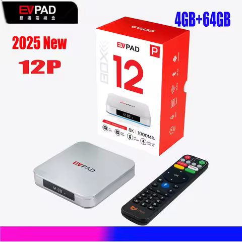 [Genuine] New Arrival 2025 Evpad 12P android tv box international version 4G64G hot in Korea Japan U