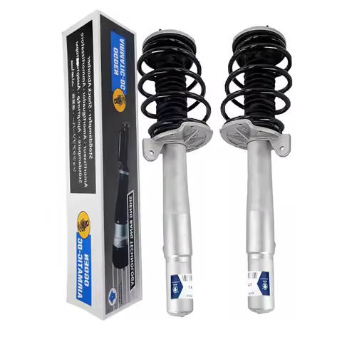 OGDEN 2Pcs Front Left+Right Shock w/EDC Suspension Shock Absorber Spring For BMW E65 E66 750i 760i 3
