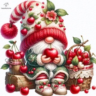 Thêu toàn bộ sinh thái sợi bông 11CT in Rau Trái Cây Gnome Cross Stitch