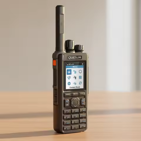Waterproof IP68 DMR Talkie-Walkie 10W DMR Handheld Digital Analog Radio 8000H Recording GPS Bluetoot