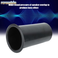 RAREM Speaker Port Tube, 81mm Opening Hole Black Speaker Cabinet Port Tube, 153mm Length Speaker Cab