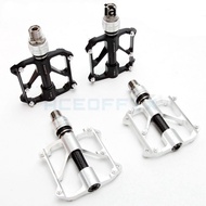 Aceoffix Bike Pedals for Brompton Folding Bicycle Double Quick Release CNC Ti Titanium Axis 3 Bearin