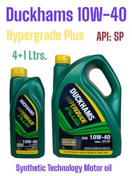 น้ำมันเครื่องเบนซินกึ่งสังเคราะห์4+1ลิตร Duckhams HyperGrade Plus 10W-40 API: SP Synthetic Technolog