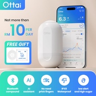 ottai CGM Continuous Glucose Monitor System 24h Real-time Blood Sugar Test No Finger Pricking