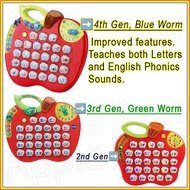 VTech 🍎 Phonics Apple (Age 2 to 5+ Year) UK/US Alphabet Numbers Buttons ABC Learning / AppleBear FBS